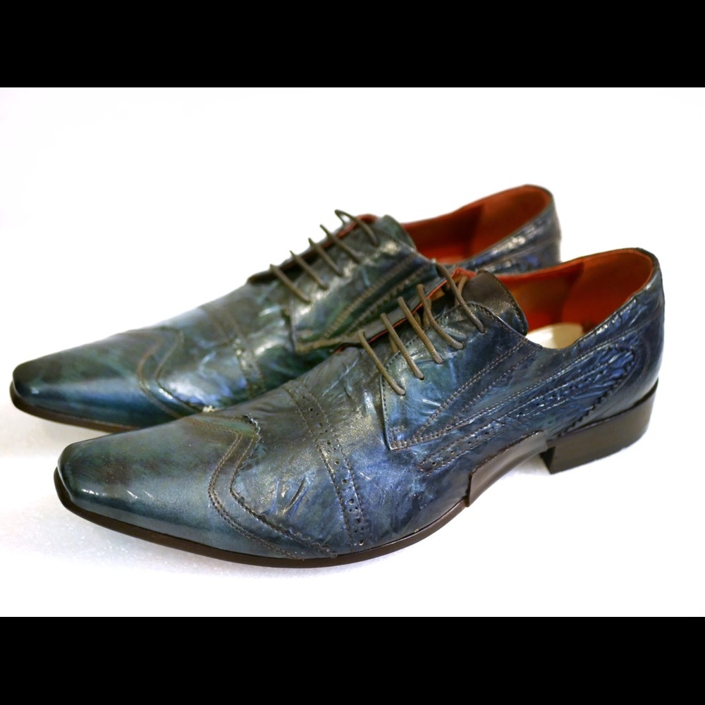 Jo Ghost Mens Laced Italian Leather Shoe